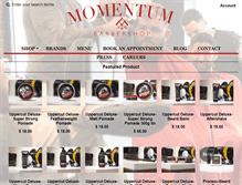Tablet Screenshot of momentumportland.com